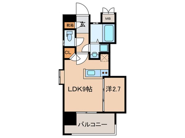 アクタス浄水通りの物件間取画像